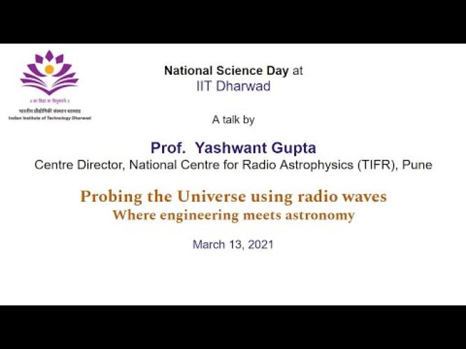 Embedded thumbnail for National Science Day (2021) at IIT Dharwad